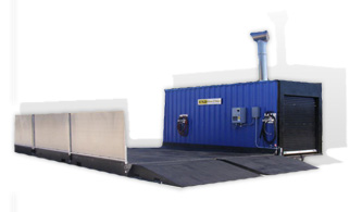 mobile decontamination wash system station pads heavy waste water pdf